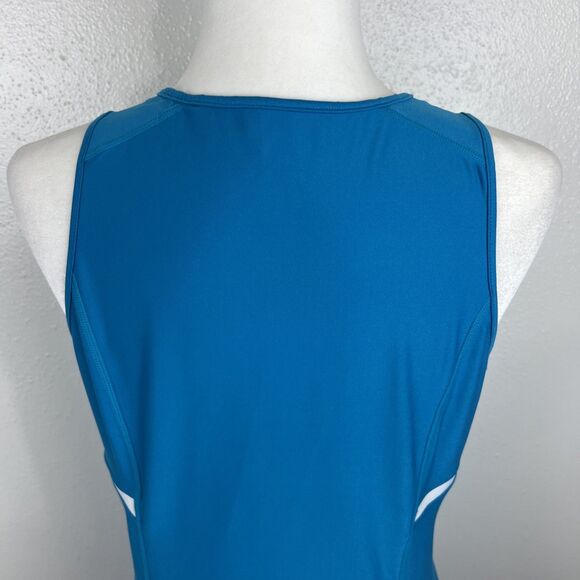 Nike Dri-Fit Dress Women Large Blue Stretch Sleeveless Athletic Tennis Golf Mini - Picture 12 of 12